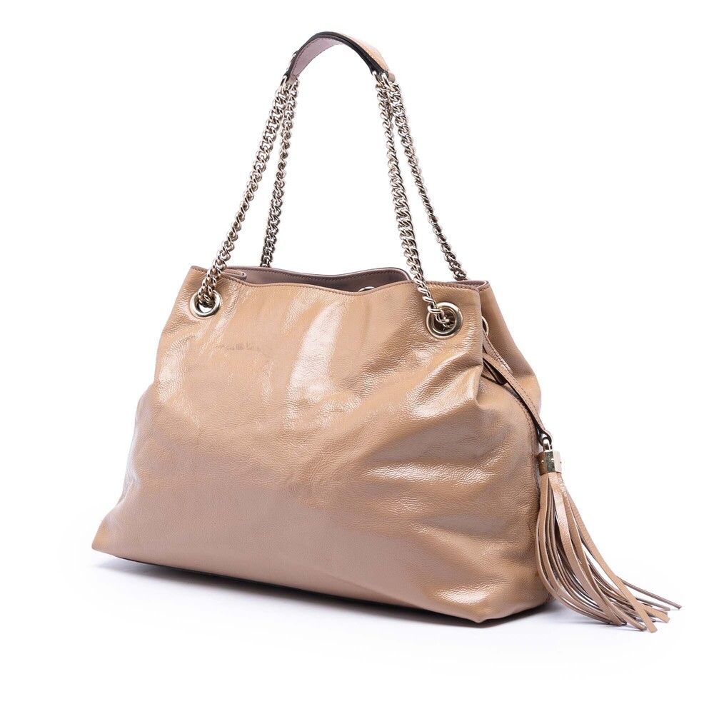 Pre-Loved Gucci Medium Patent Soho Chain Tote - Picture 2 of 7
